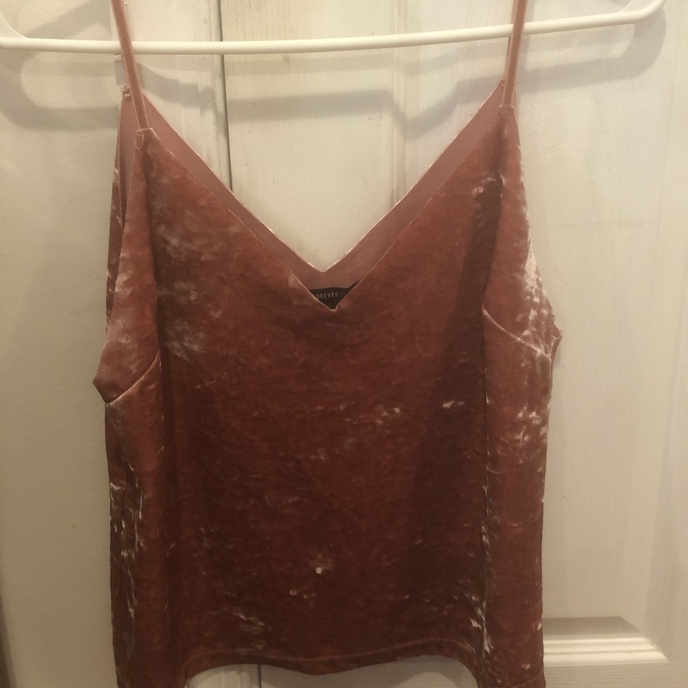 Forever 21 pink velvet shirt
